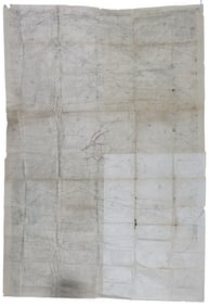 BATTLE OF SOISSONS FRENCH FORCES ADVANCE MAP, OWNED BY COL. WILLIAM J. DONOVAN