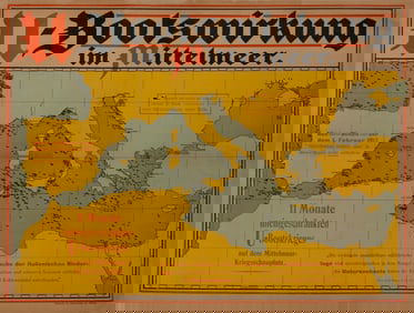 GERMAN U-BOAT PROPAGANDA POSTER