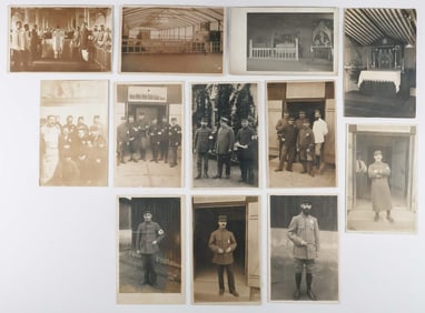 42 PHOTOGRAPHS OF ALLIED PRISONERS HELD AT LANGENSALZA P.O.W. CAMP (42)
