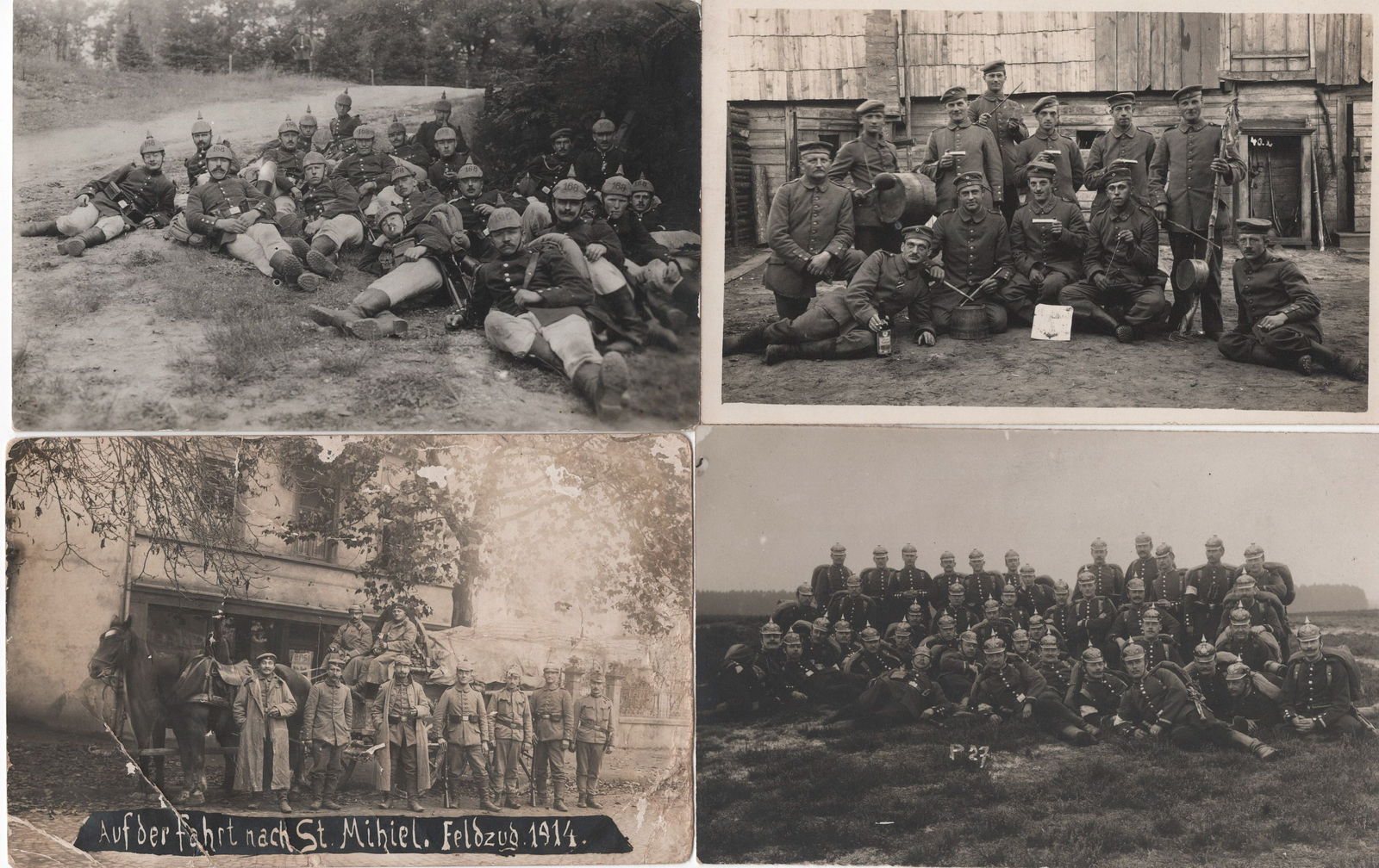 IMPERIAL GERMAN AND OTHER NATIONS ARMY UNIT REAL PHOTO POSTCARDS (24) (1 of 6)