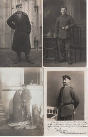 IMPERIAL GERMAN ARMY SOLDIERS REAL PHOTO POSTCARDS (24)