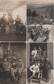 IMPERIAL GERMAN ARMY UNIT REAL PHOTO POSTCARDS (21)