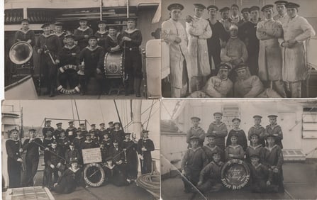 IMPERIAL GERMAN NAVAL PERSONNEL REAL PHOTO POSTCARDS (21)