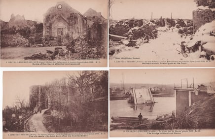 POSTCARDS DEPICTING DESTRUCTION AT CHATEAU-THIERRY (21)