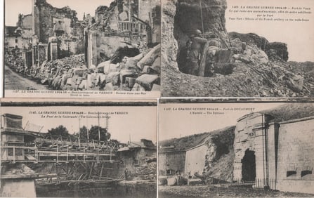 POSTCARDS DEPICTING DESTRUCTION AT VERDUN (27)