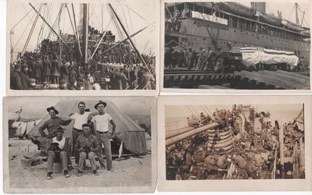 U.S. MILITARY UNIT REAL PHOTO POSTCARDS (50)