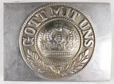 'GOTT MIT UNS' IMPERIAL GERMAN BELT BUCKLE