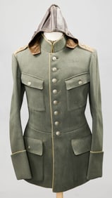 IMPERIAL GERMAN OBERLEUTNANT TUNIC AND FLIGHT HELMET