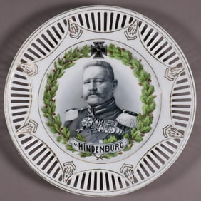 HINDENBURG COMMEMORATIVE PLATE