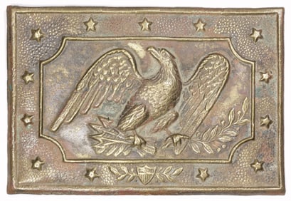 PRE-CIVIL WAR MILITIA EAGLE BELT PLATE