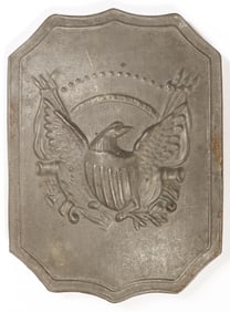 PRE-CIVIL WAR VOLUNTEER MILITIA CAP PLATE