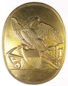 U.S. MARINE CORPS CAP PLATE (REPRODUCTION)