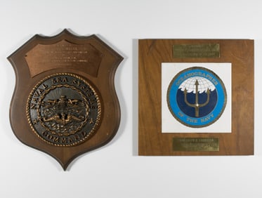 U.S. NAVY PRESENTATION PLAQUES