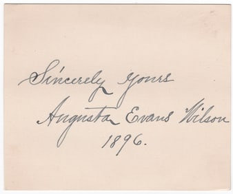 AUGUSTA J. E. WILSON