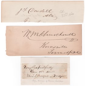 CONFEDERATE COLONELS (3)