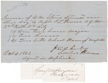 CONFEDERATE OFFICERS (2)