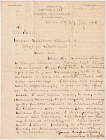 (CONFEDERATE SIGNAL CORPS) AUGUSTINE T. SMYTHE