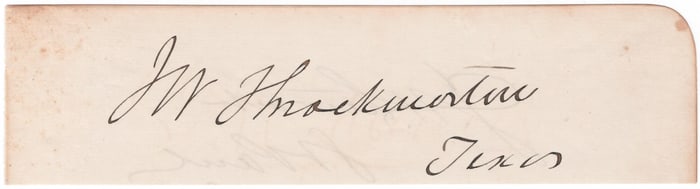 JAMES W. THROCKMORTON