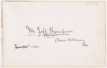 MERIWETHER JEFF THOMPSON