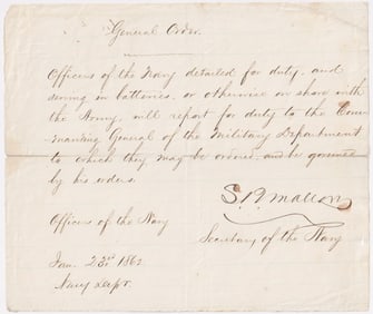 STEPHEN R. MALLORY AND BENJAMIN HUGER