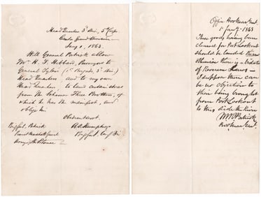 UNION GENERALS ANDREW A. HUMPHREYS AND MARSENA R. PATRICK