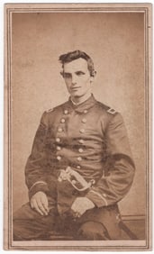 (UNION NAVY) DAVID JOY STARBUCK SIGNED CARTE DE VISITE