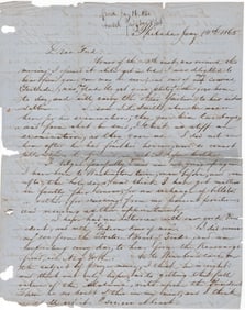 (UNION NAVY) USS KEARSARGE ENGINEER MEETS LINCOLN AND HOPES FOR CSS ALABAMA PRIZE MONEY