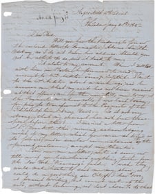 (UNION NAVY) USS KEARSARGE ENGINEER LETTER GROUP