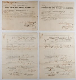 CIVIL WAR SUBSTITUTE SOLDIER VOUCHERS (64)