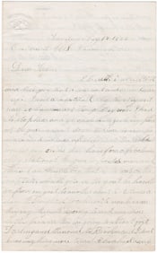 (UNION NAVY) ‘POWDER MONKEY’ WRITES TO HIS FATHER: ‘THE BOAT I AM ON HAS BEEN IN