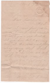 SOUTHERNER’S CIVIL WAR LETTER: ‘THE BLOCKADE IS RAISED BUT YOU CAN’T GET
