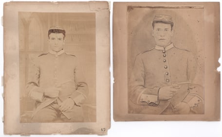 CONFEDERATE SOLDIER PORTRAITS (2)