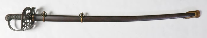 1850'S STATE OF OREGON PRESENTATION CLAUBERG GILDED SWORD
