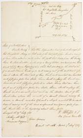 LAND GRANT TO NORTH CAROLINA PATRIOT COL. WAIGHTSTILL AVERY