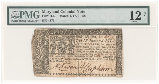 MARYLAND COLONIAL CURRENCY