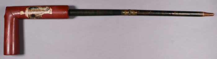 SIOUX PIPESTONE PIPE RECOVERED AT WOUNDED KNEE