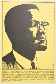 MALCOLM X PERIOD POSTER