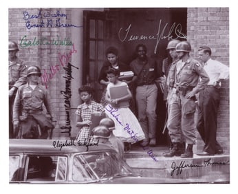 'LITTLE ROCK NINE' SIGNED PHOTO