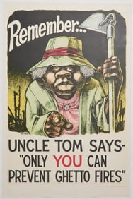 'UNCLE TOM SAYS...' POSTER