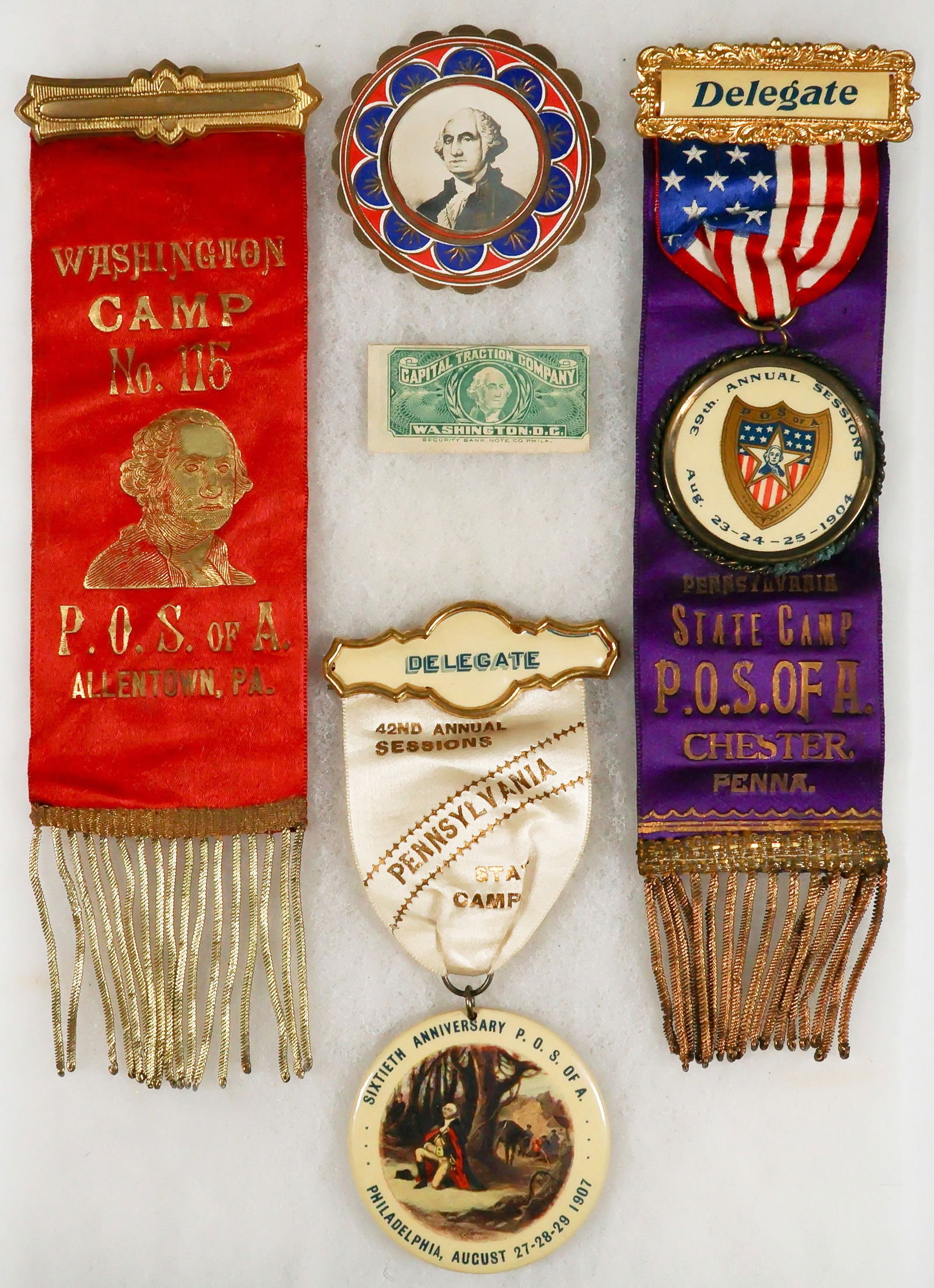 GEORGE WASHINGTON PATRIOTIC SONS OF AMERICA EPHEMERA (5) (1 of 4)