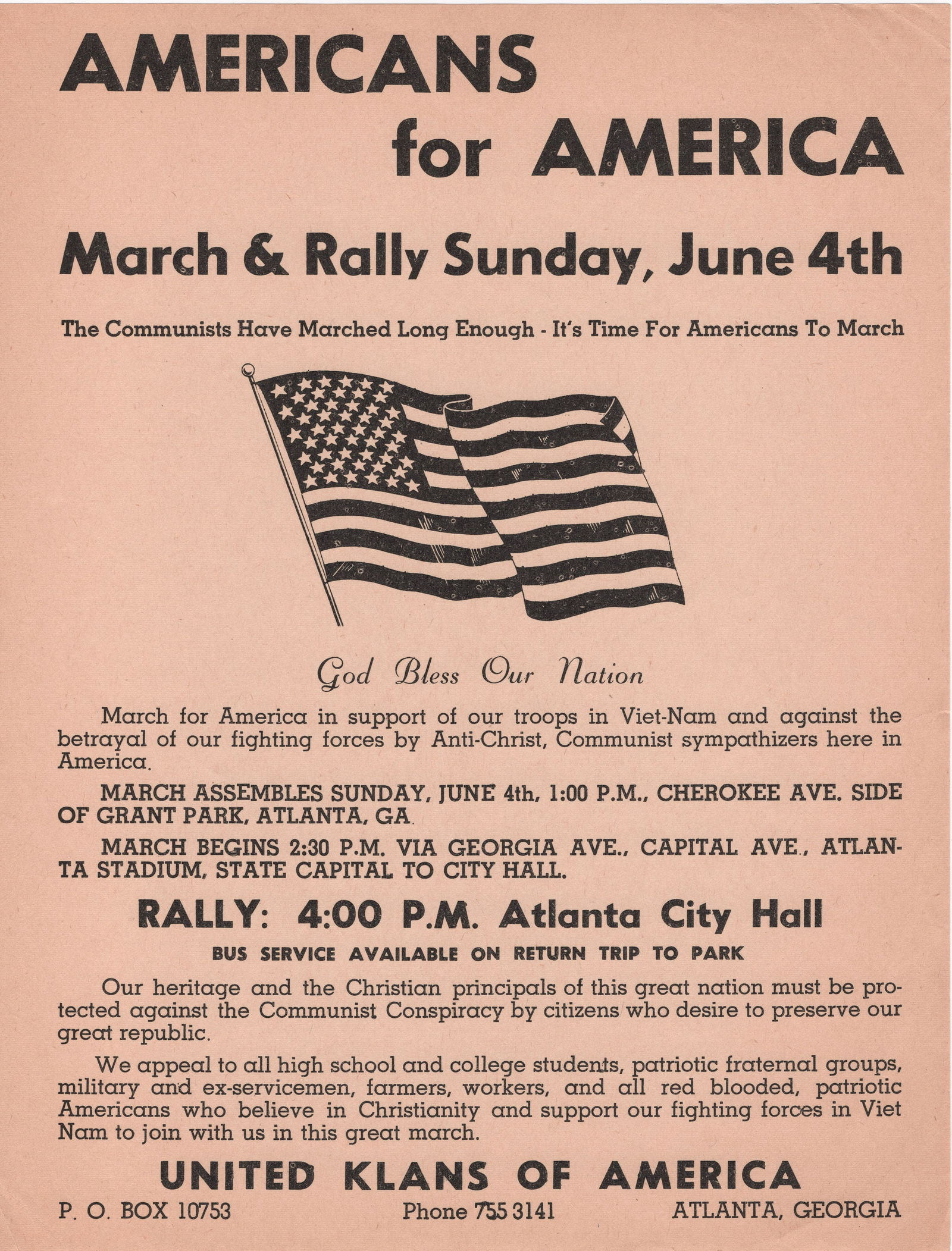 UNITED KLANS OF AMERICA EPHEMERA (10) (1 of 5)