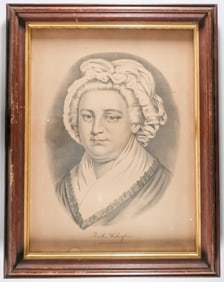 LITHOGRAPH OF MARTHA WASHINGTON