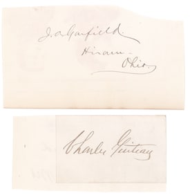 JAMES A. GARFIELD AND CHARLES GUITEAU
