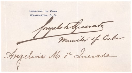 GONZALO DE QUESADA AROSTEGUI