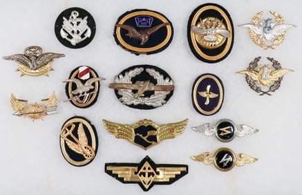 GERMAN AIR TRANSPORT AND COMMERCIAL BADGES (15)