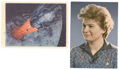 YURI GAGARIN, GHERMAN TITOV AND VALENTINA TERESHKOVA (2)