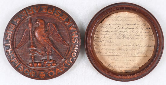 A RELIC FROM SHAKESPEARE’S BIRTHPLACE