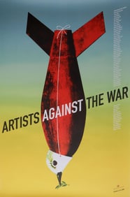 ‘ARTISTS AGAINST THE WAR’ POSTER 100-150