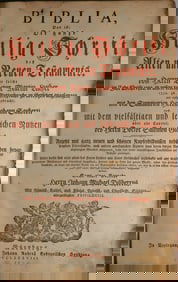 1787 GERMAN LUTHERAN BIBLE