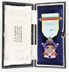 ROYAL ARCH MASONS FOUNDERS MEDAL